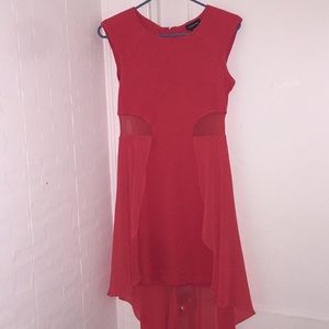 Red bebe dress worn once